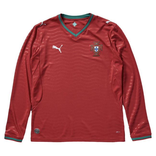 2026-2027 Portugal Long Sleeves Home Shirt-SoccerKits Hub | Buy Soccer Jerseys Online